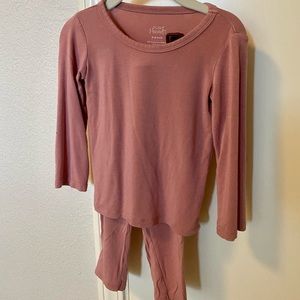 Posh Peanut Dusty Rose Loungewear Set 18-24M